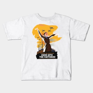 Come into the Factories Kids T-Shirt